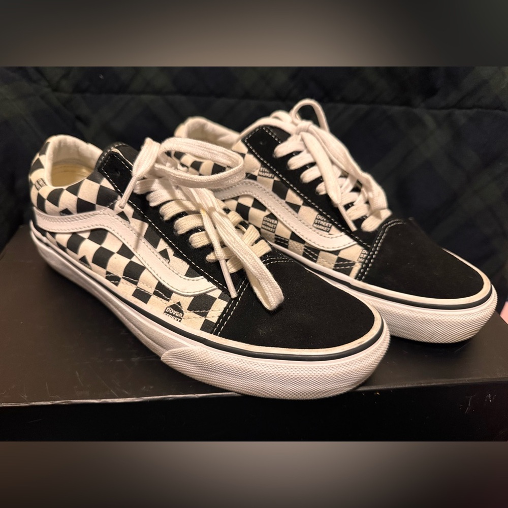 Vans Sample Old Skool DSM CHECK Collab Sneakers (7M/8.5W) - NWOT RARE!!